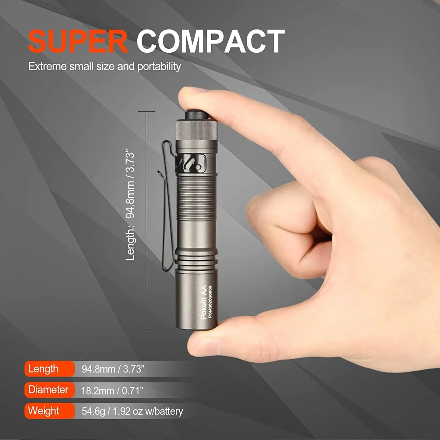 1000 Lumens EDC Flashlight