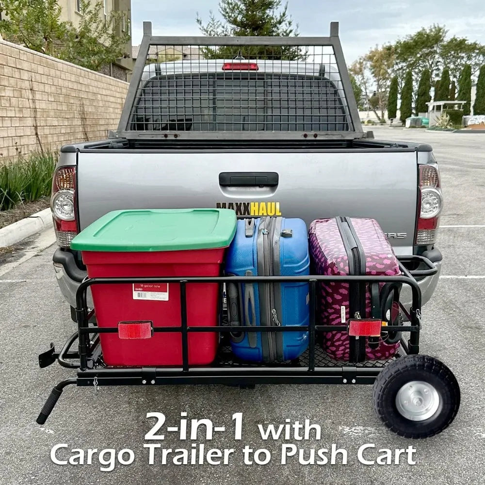 NEW Foldable Hitch N Roll Cargo Carrier Cart