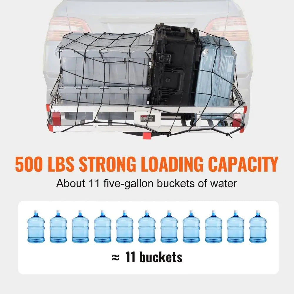 Hitch Cargo Carrier, 500lbs Load Capacity