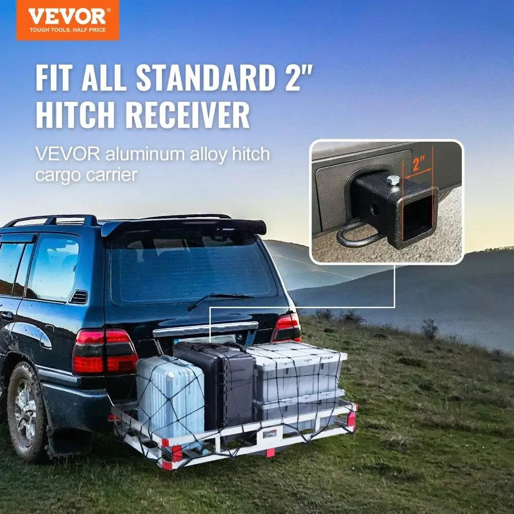 Hitch Cargo Carrier, 500lbs Load Capacity
