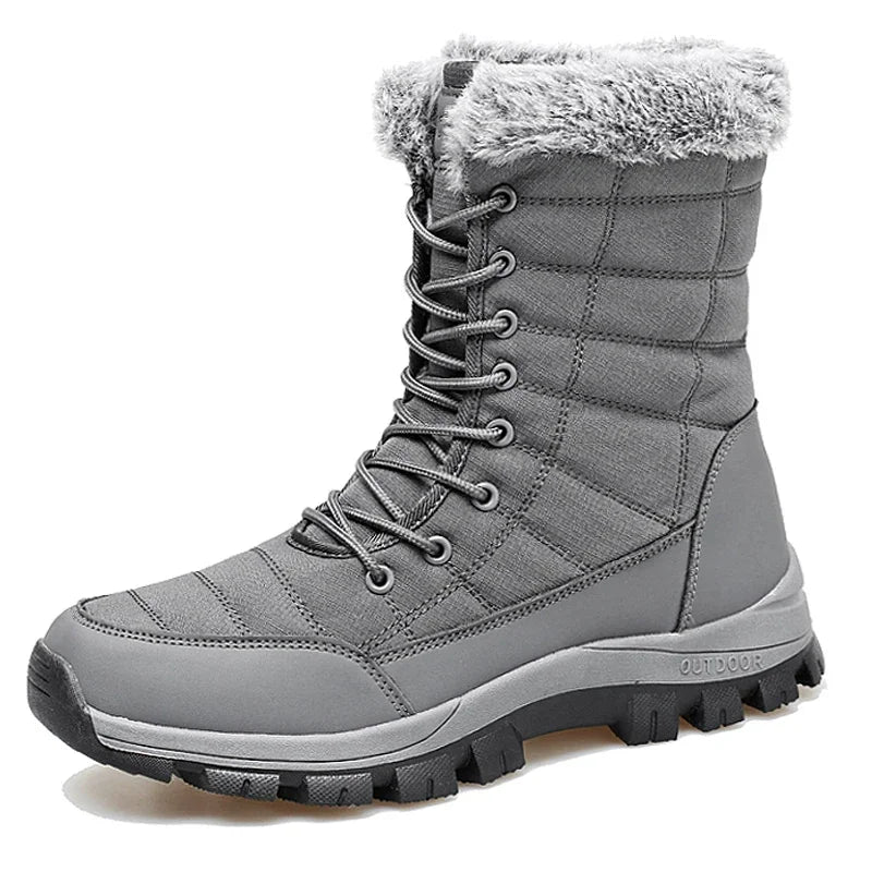 Men Cotton Boots Outdoor Snow Boots Big Size40-48
