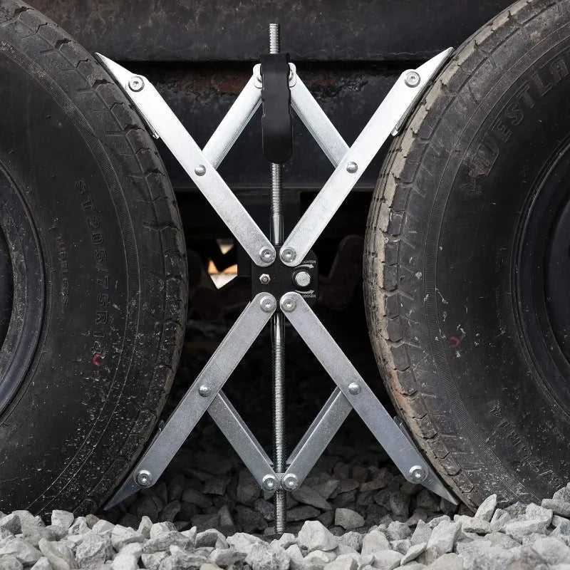 Wheel Chock X-Shaped Stabilizer (XL-2 Pack)(Allow Drill Adjust)