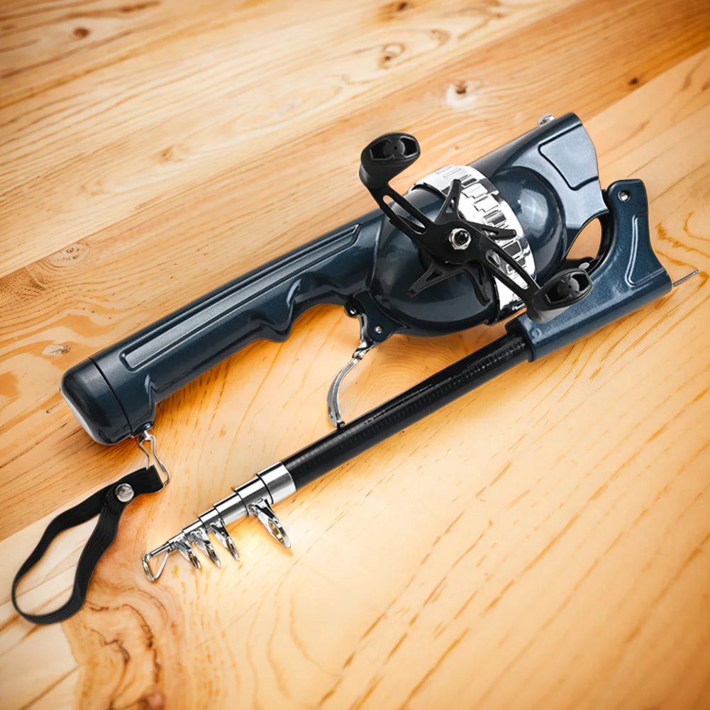 Folding Telescopic Fishing Rod & Reel