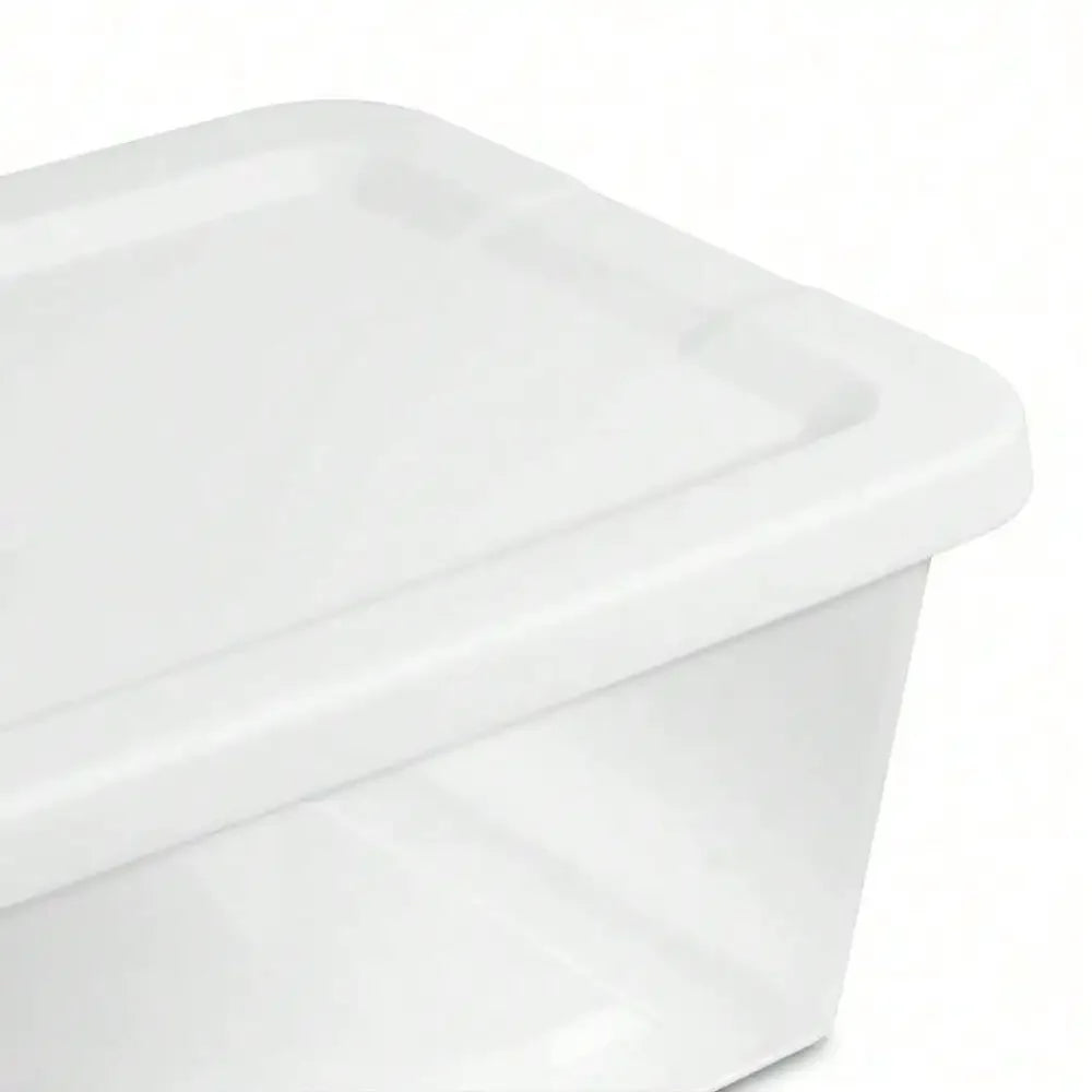10 Storage Boxes 6-Quart Plastic Storage Bins