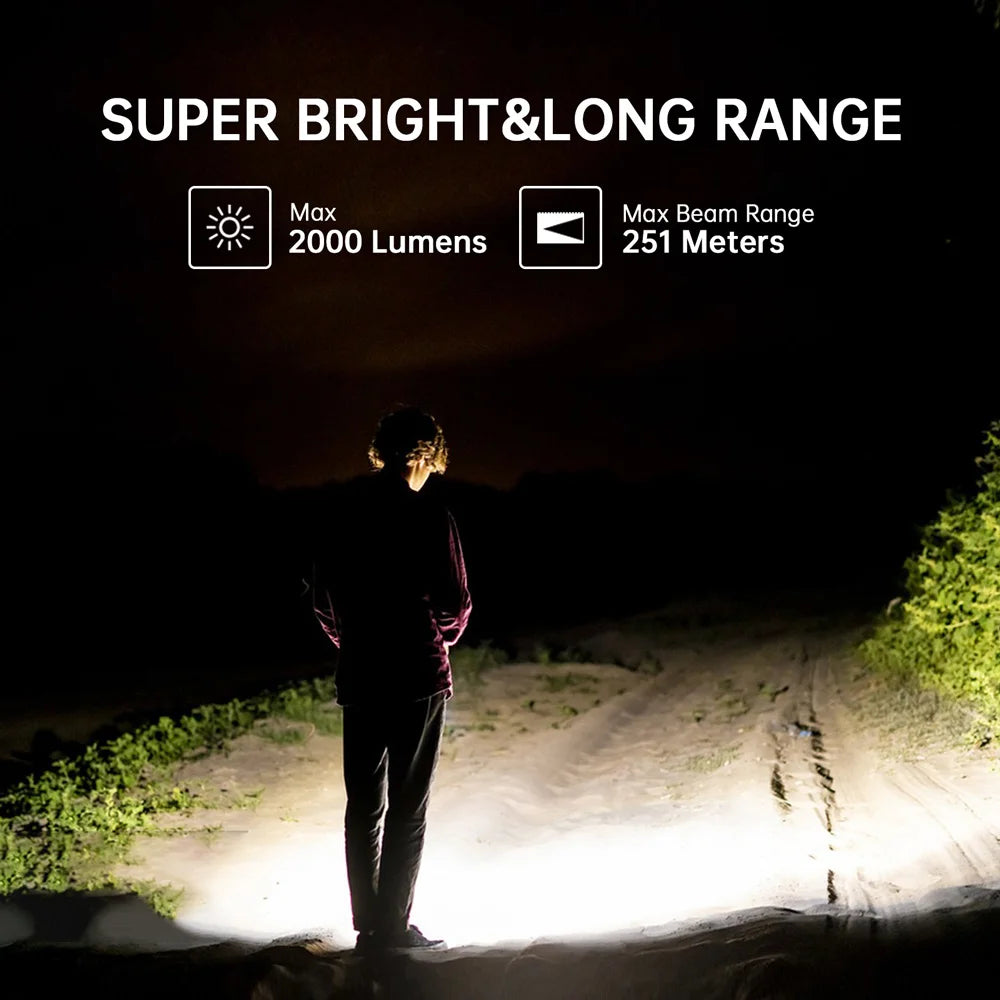 Sofirn SST40 2000lm Powerful LED Flashlight