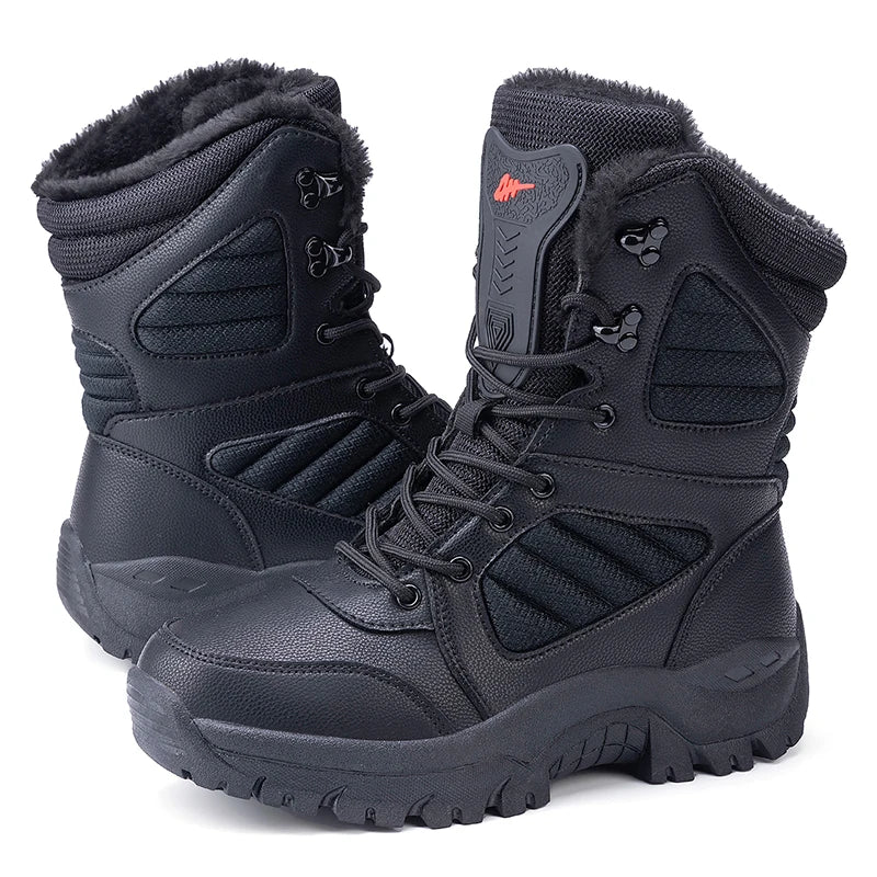 Men's Winter Snow Boots, Warm and Non-Slip