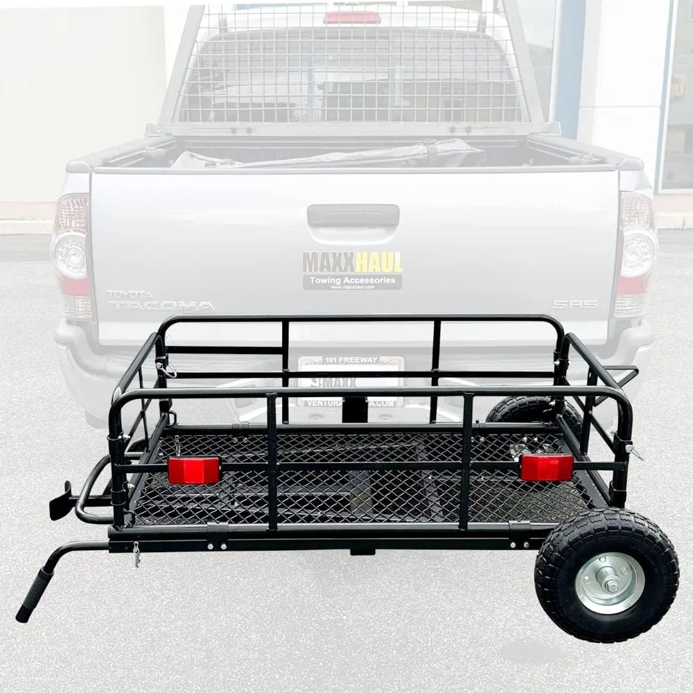 NEW Foldable Hitch N Roll Cargo Carrier Cart