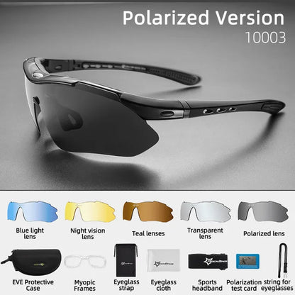 Photochromic Cycling Glasses Polarized Sunglasses