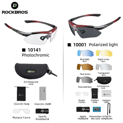 Photochromic Cycling Glasses Polarized Sunglasses