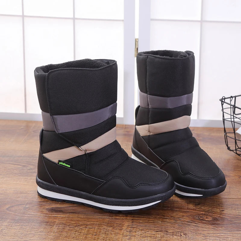 Detector Men Waterproof Snow Boots