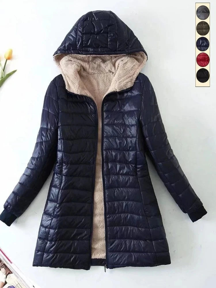 Plus Size Women's Jackets/Coats Mid-length Parkas
