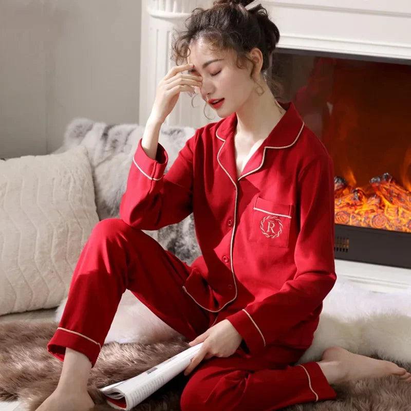 High Quality Plus Size Cotton Pajamas