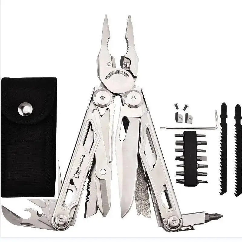 Multi-Tool Pliers Cutter Survival Gear Pliers Folding Knife