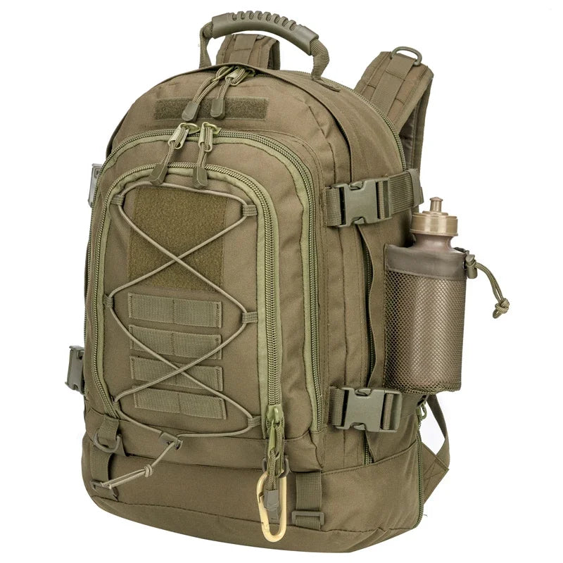 LQArmy 60L Durable & Water-resistant Tactical Backpack; Unisex