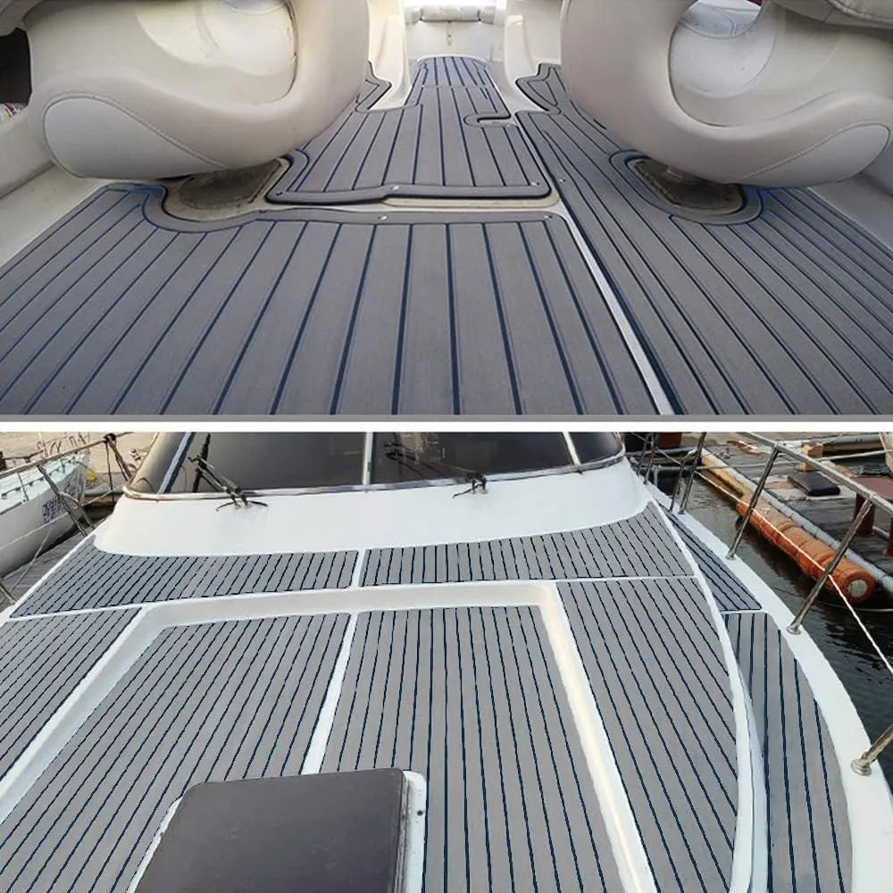 Non-Slip Boat Decking EVA Foam Flooring Sheet Self-Adhesive