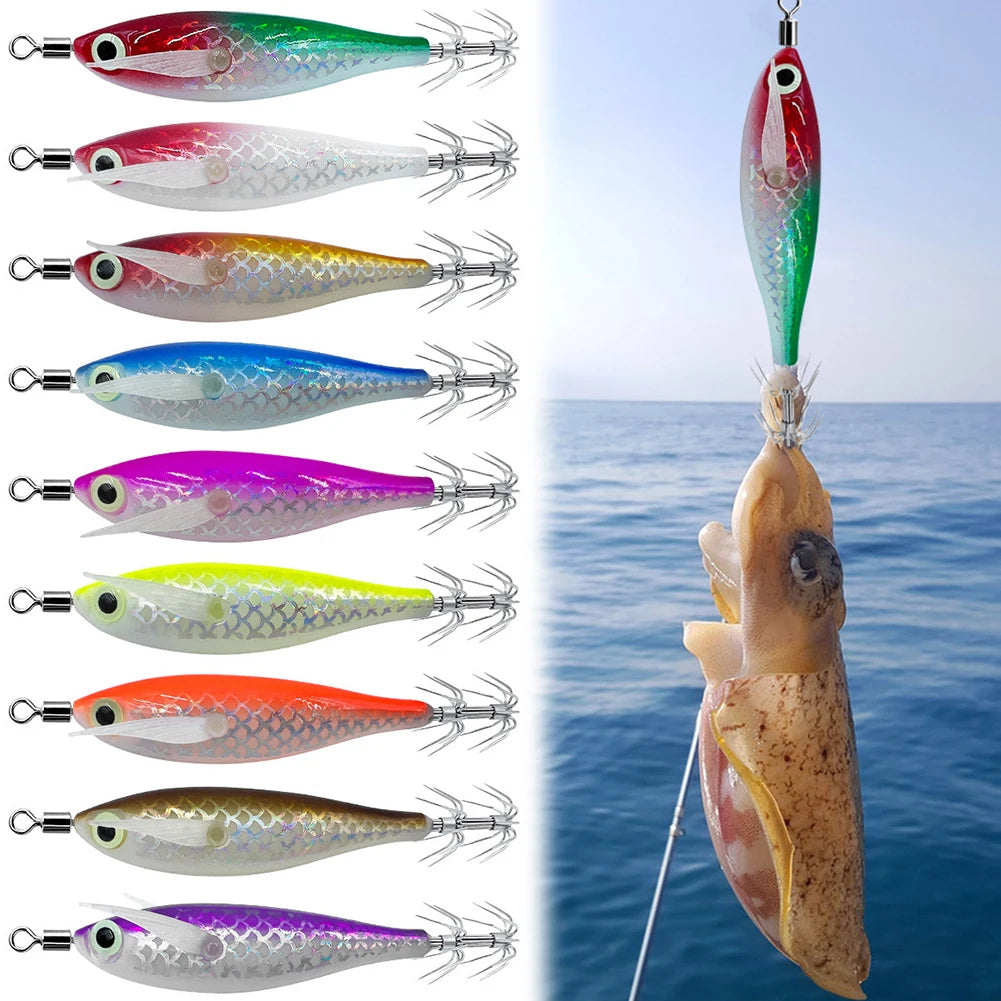 Luminous Squid Hook Attracting Cuttlefish Lure