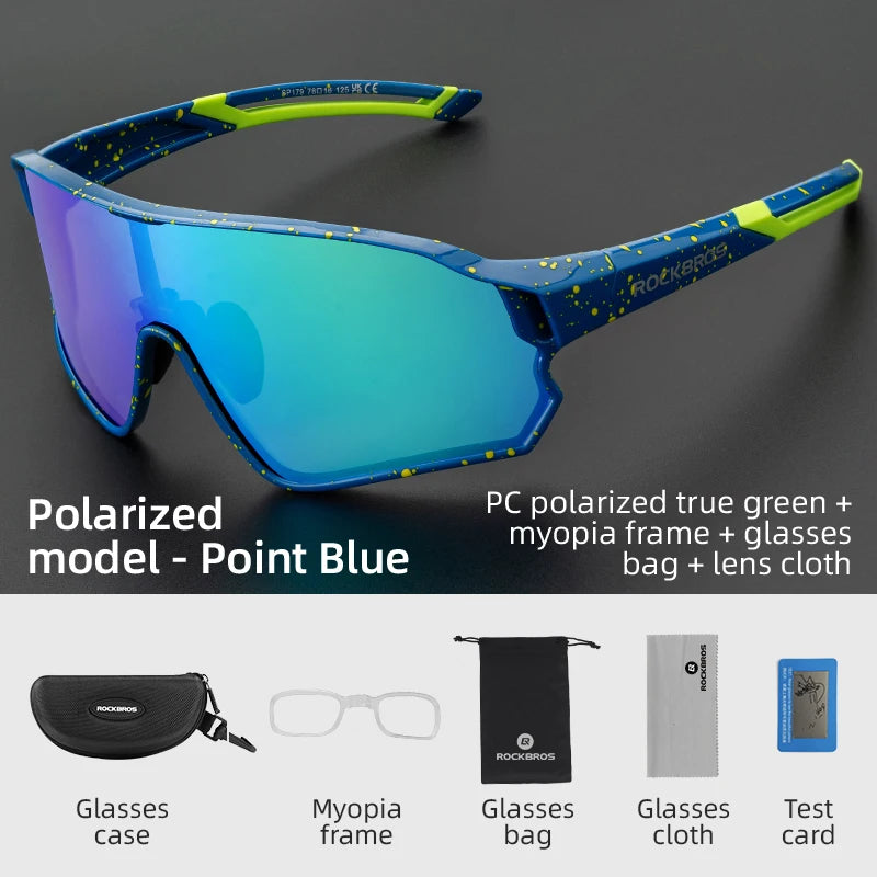 Polarized Glasses UV400 Sunglasses Bicycle Eyewear