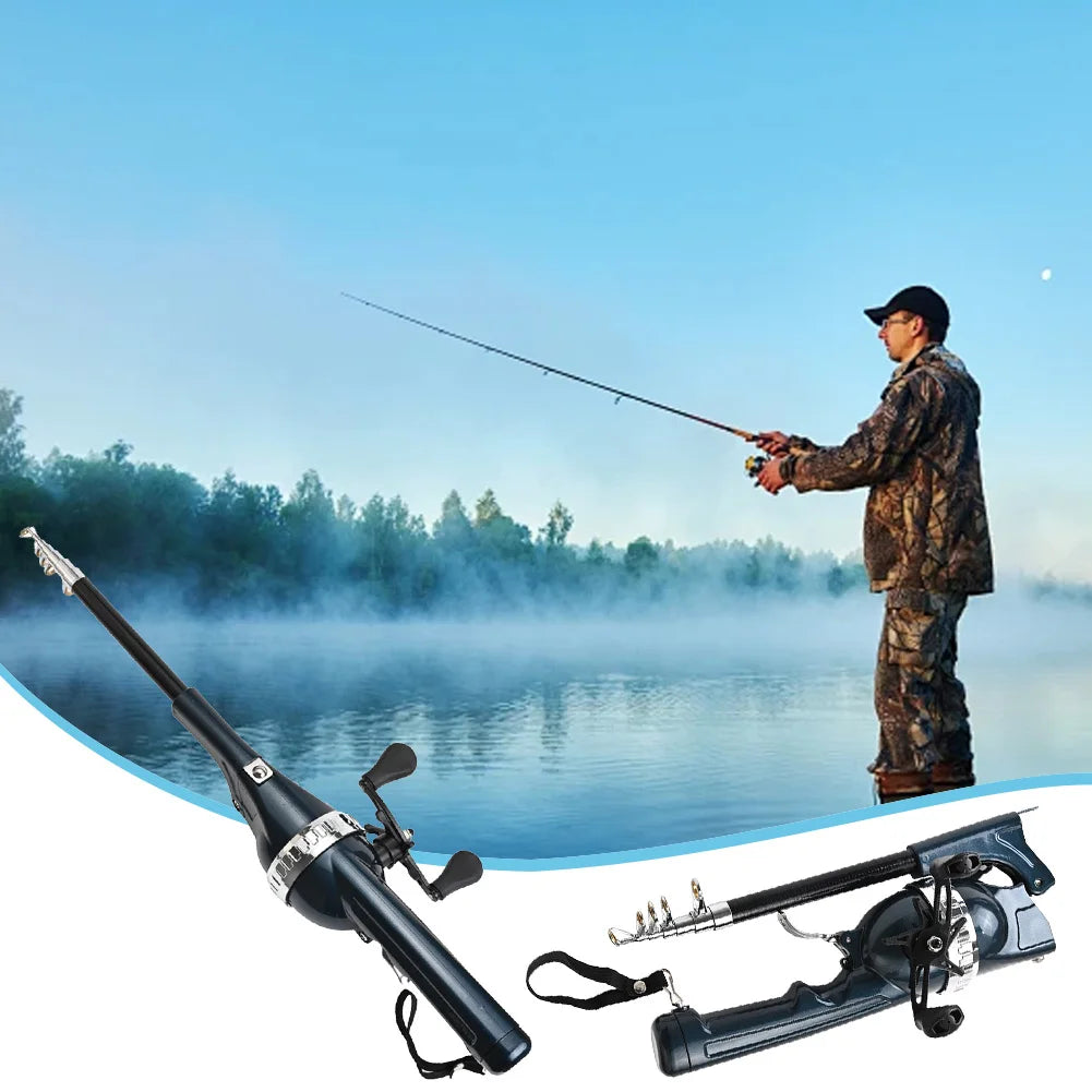 Folding Telescopic Fishing Rod & Reel