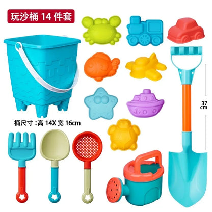 Summer Beach Toys For Kids Sand Plastic Bucket