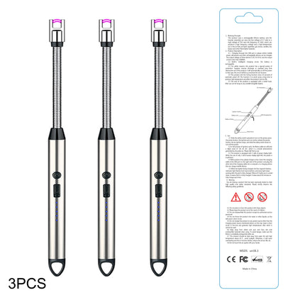 3 - Electric Lighters, Plasma Arc Rechargeable, Windproof