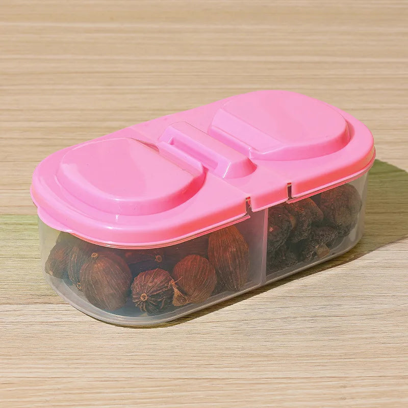 Dual-Compartment Food Storage Container