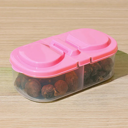 Dual-Compartment Food Storage Container