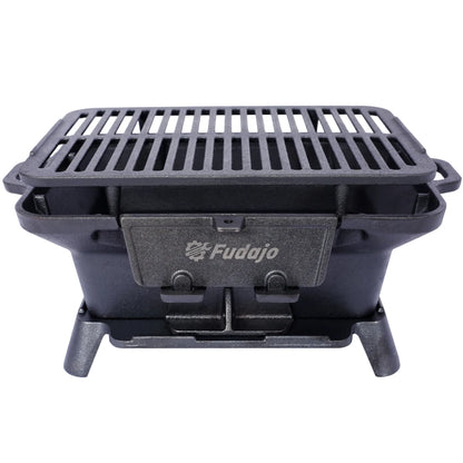 Portable Cast Iron Charcoal Grill