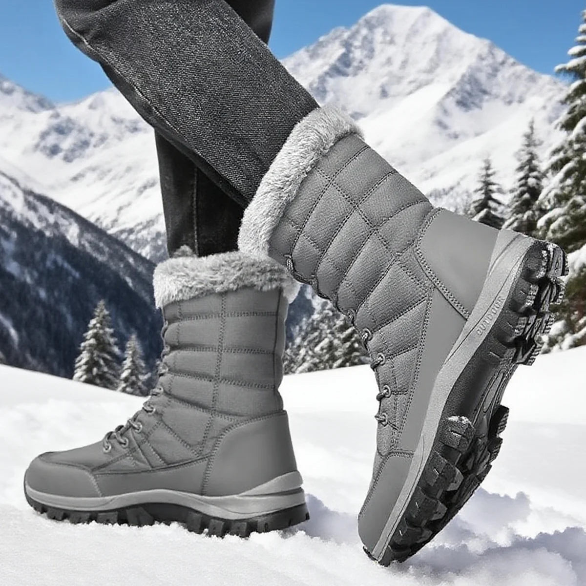 Winter Men's Snow, Anti Slip Outdoor Hiking Boots