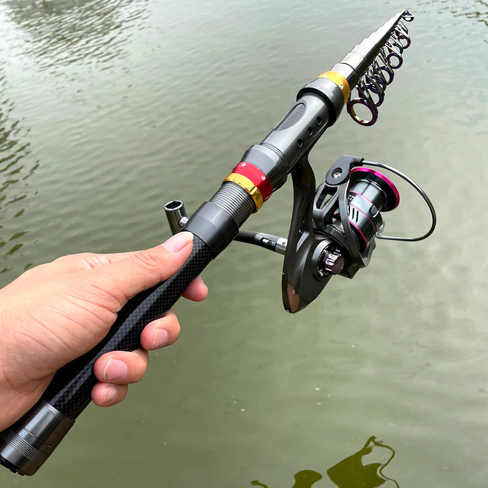 Fishing Rod and Reel Combo - Telescopic