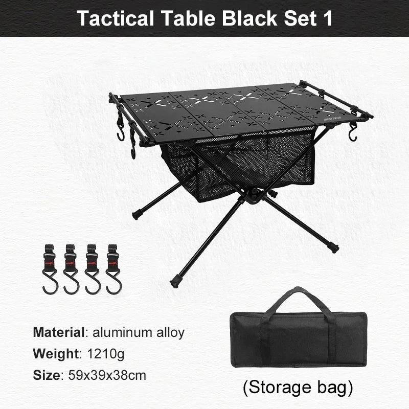 Portable Folding Camping Table, Lightweight Aluminum