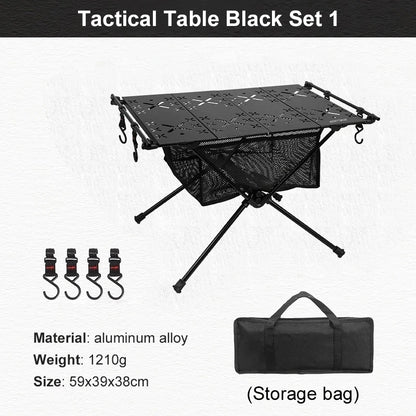 Portable Folding Camping Table, Lightweight Aluminum