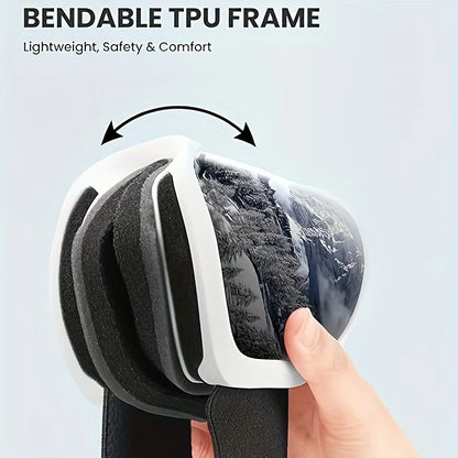 Owl Ski Goggles Over The Glasses