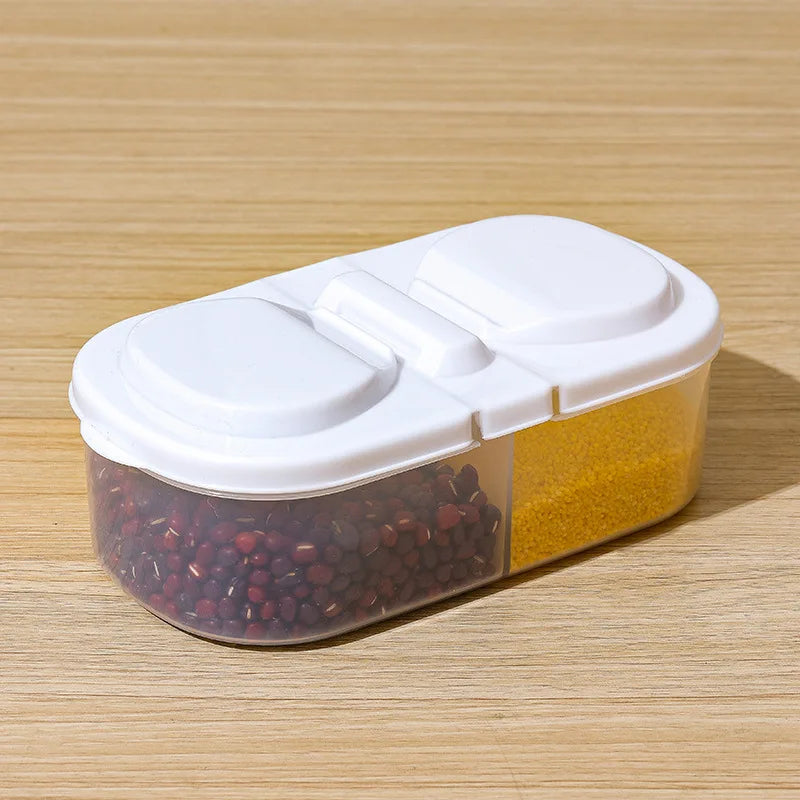Dual-Compartment Food Storage Container
