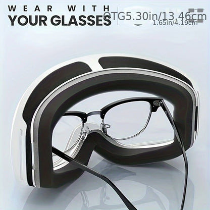 Owl Ski Goggles Over The Glasses