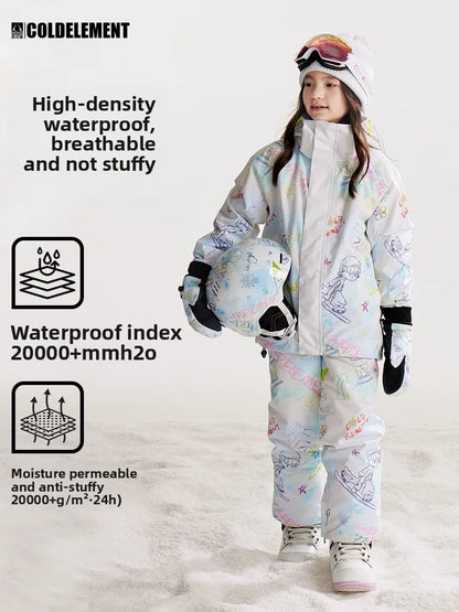Ski Suits for Girls, Windproof & Waterproof