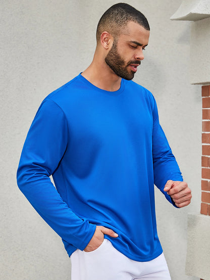 Men's Quick Drying Long Sleeved T-Shirt, 6 colors randomly selected