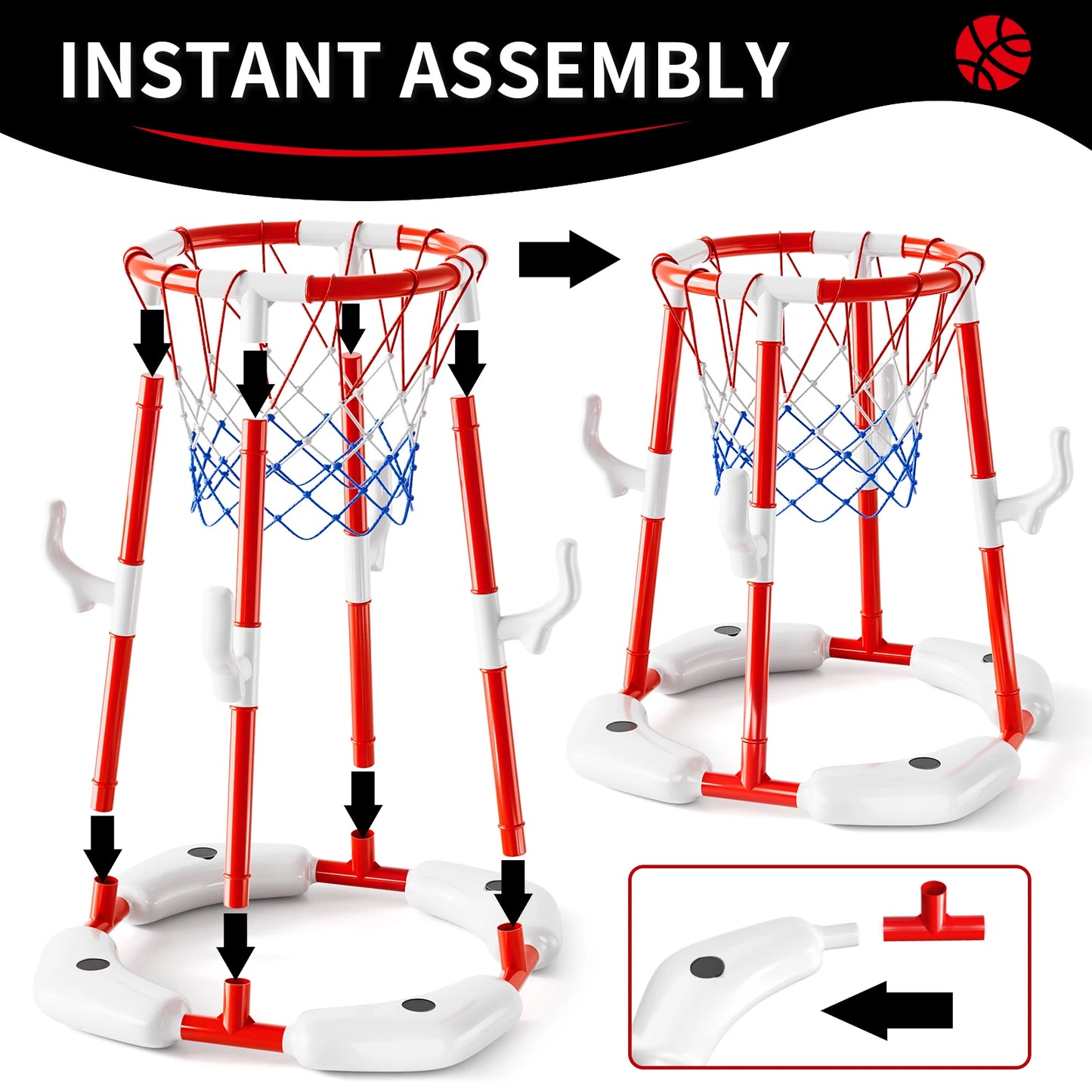 Floating Basketball Pool Game Swimming Floats