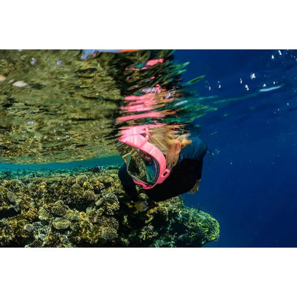 Quick Release Full Face Snorkel Mask with Snorkel