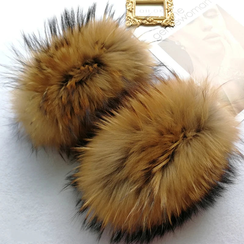 100% Real Fox Fur Cuffs