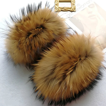 100% Real Fox Fur Cuffs