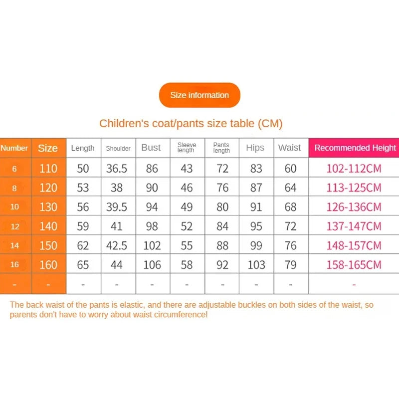 Children's Ski Suit Set Unisex, Thick Waterproof, Warm