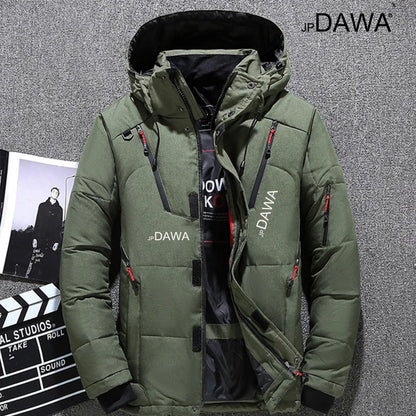 Ski Suit Men, 90% White Goose Down, Snowboarding