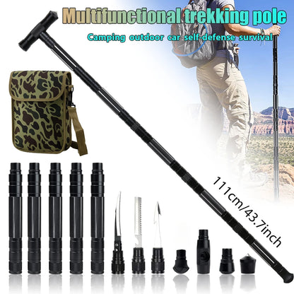 Mountaineering Climbing Stick Retractable Folding