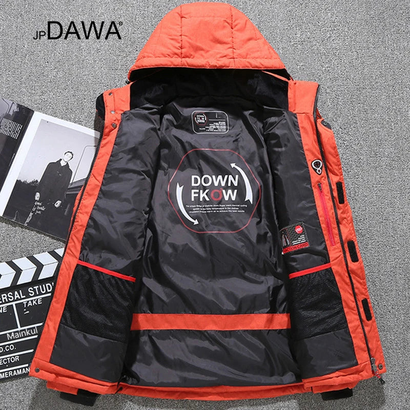 Ski Suit Men, 90% White Goose Down, Snowboarding