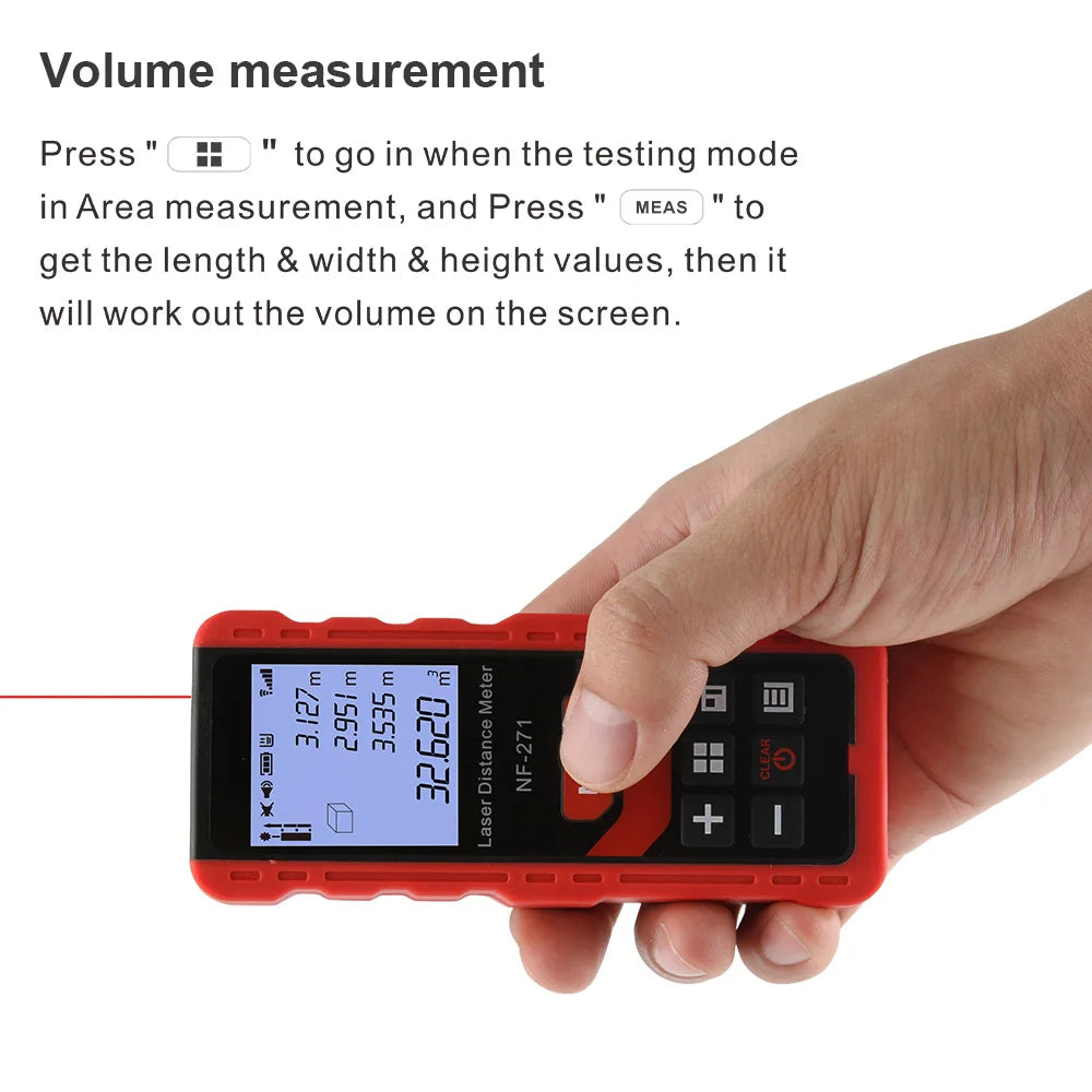 Laser Distance Meter Range Finder Digital Ruler