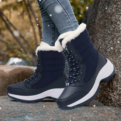 Women Platform Snow Boots, Non-slip