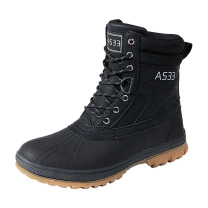 Plus Size 47 Outdoor Men Snow Boots, Waterproof Slip-Resistant