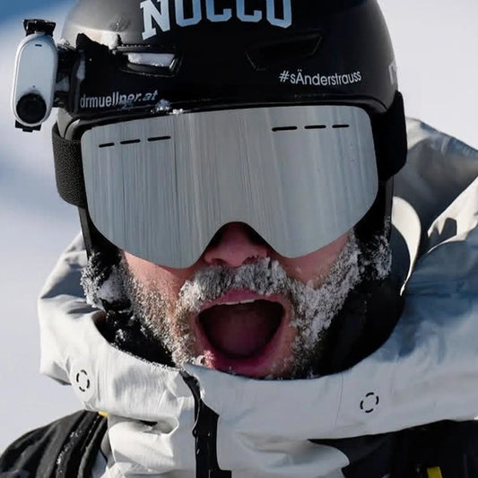 Magnetic Double-Layer Anti-Fog Ski Goggles