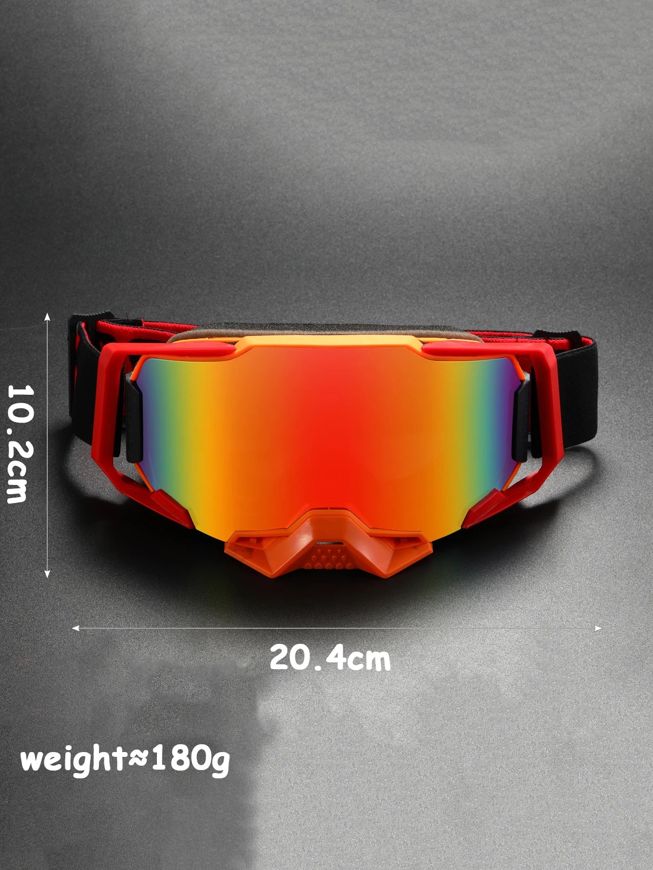 Premium Ski Goggles, TPU Material Double Layer Anti-fog Lenses