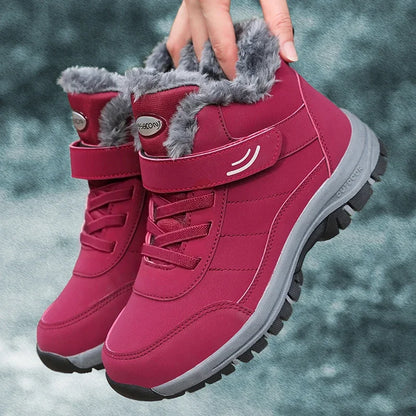 Women Casual Winter Shoes, Platform Non-Slip Snow Boots